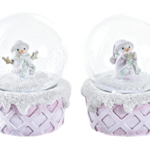 Bola cristal muñeco nieve