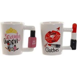 Taza con motivos maquillaje